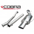 VX51 Cobra Sport Vauxhall Astra G GSI (1998-2004) Cat Back System (2.5" bore) (Non-Resonated)